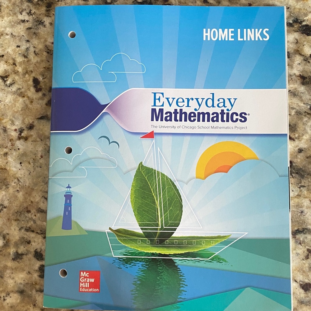 McGraw Hill Student Everyday Home Links Math homework Book
